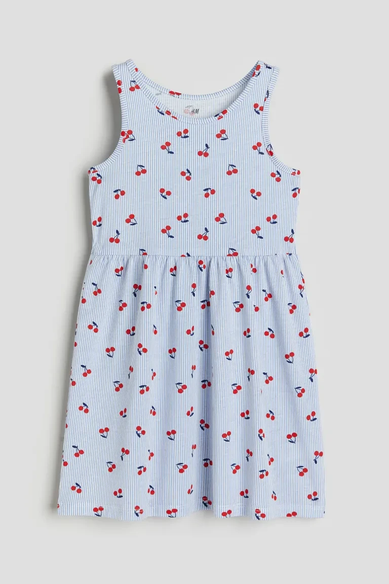 Літня сукня блакитна Вишня H&M   122/128см