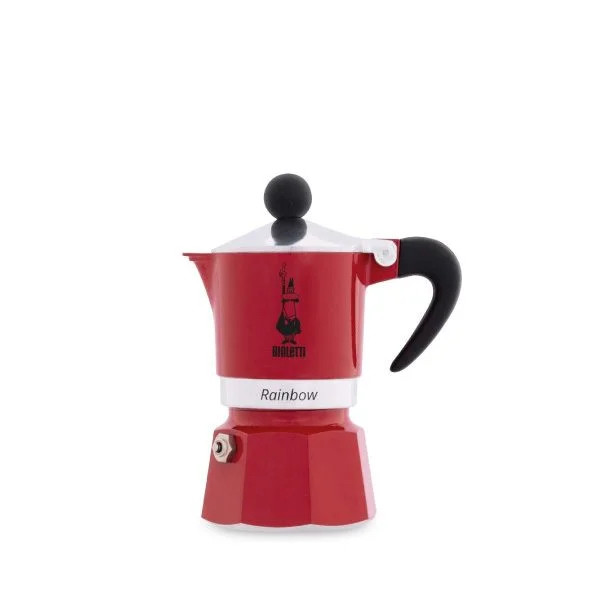 Кавоварка гейзерна Bialetti Rainbow Red (1ч) 990004961/NP