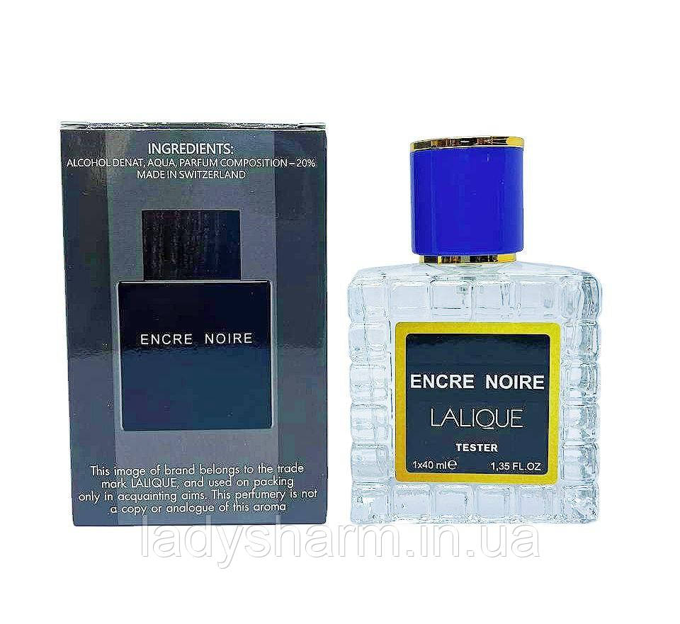 Tester Lalique Encre Noire 40 ml ( Лалік Енкре нуар), чоловічі, фото 1