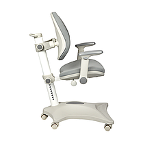 Дитяче ортопедичне крісло з підлокітниками Cubby Magnolia Grey з регулюванням  висоти та глибини сидіння та блокуванням коліщат, фото 3