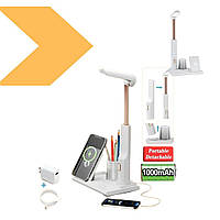 Настільна лампа з бездротовим зарядним пристроєм BL-A6 (43044-BL-A6_183)