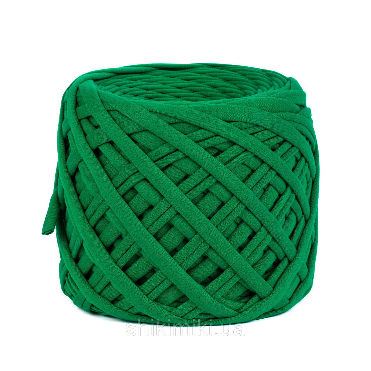 Пряжа трикотажна Confetti (7-9 мм), колір Трава, фото 1