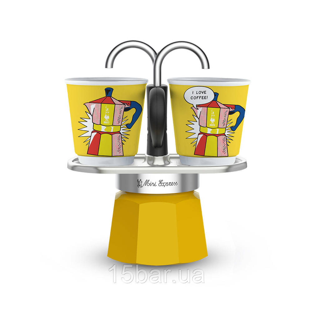 Кавоварка гейзерна Bialetti Set Mini Express Lichtenstein 990001405/NP