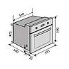 Газова духова шафа VENTOLUX MILANO ESG (BK), фото 6