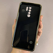 Чохол для Xiaomi Redmi 9 чохол з ланцюжком на телефон сяомі редмі 9 чорний l3o, фото 3