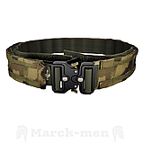 Тактичний подвійний пояс з системою швидкого скидання. Бойовий пояс М з системою моллє. П676. Multicam, Пояс, 86-96, фото 2