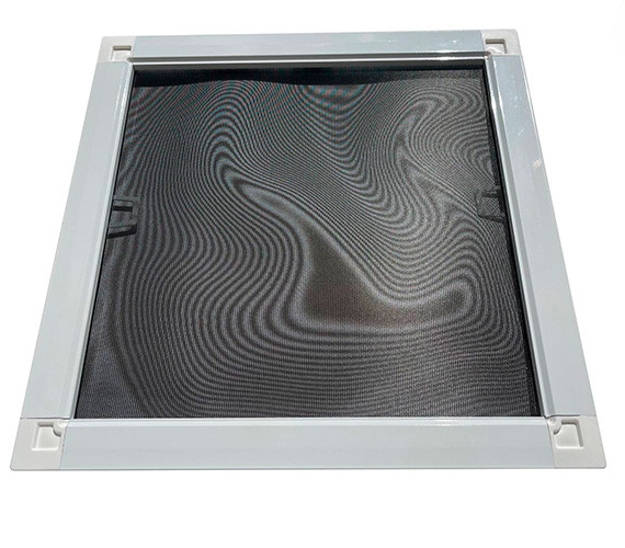 Москітна сітка із профілю 10*30 Антипил на гачках біла, фото 1