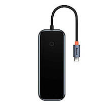 Usb хаб HOCO HB35 Type-C розгалужувач на 4 порти перехідник для пк USB 3.0, фото 5