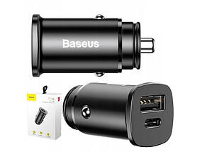 Автомобільний адаптер Baseus PPS Car Charger зарядка для смартфонів і планшетів від прикурювача USB, фото 6