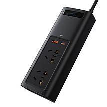 Автомобільний інвертор Baseus In-car Inverter 150W зарядка для смартфонів і планшетів від прикурювача, фото 3