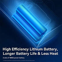 Насос автомобільний Baseus Super Mini Pro універсальний компресор акумуляторний портативний 4000mAh, фото 4