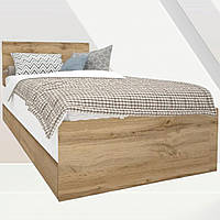 Дитяче ліжко односпальне підліткове Бергамо одномісне з дсп односпальні для підлітків в дитячу кімнату з висувними шухлядами