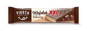 Вафлі в шоколаді Fiesta Wafelek XXL Kakaowy (шоколадні), 50 г.