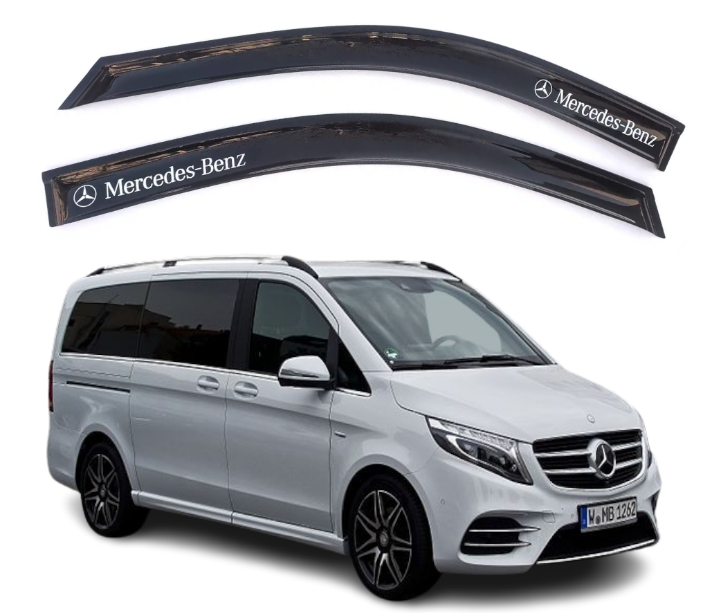 Дефлектори вікон вітровики для Mercedes Vito III / Viano W-447 2015 -> (скотч) AV-Tuning, фото 1