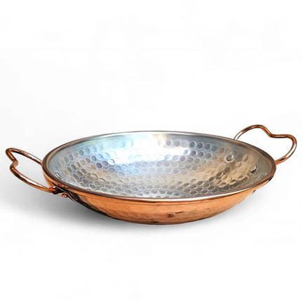 Мідна миска AV Filhos для фруктів або хліба, 21 см з олов`яним покриттям (Португалія), фото 1