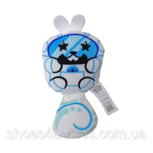 М'яка іграшка "Dogs vs Squirls — Песики та білочки" (білочка біла з блакитним)