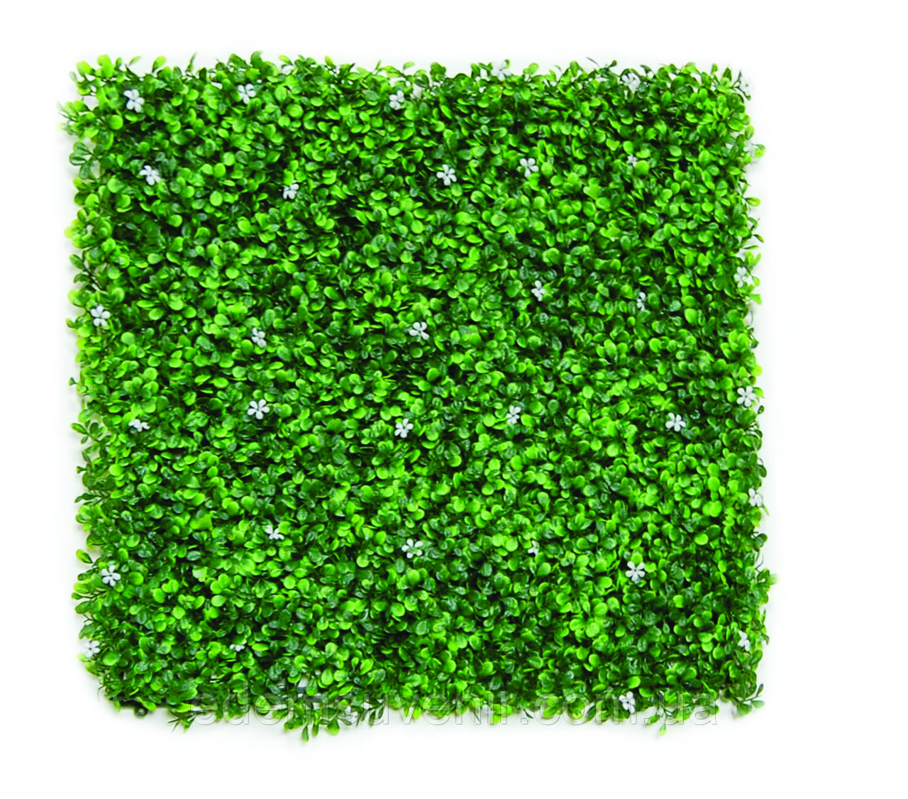 Декоративне зелене покриття Engard "Самшит з квіткою", 50х50 см (GCK-11)