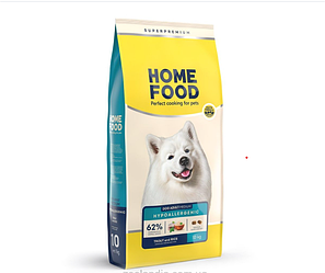 Home Food (Хом Фуд) - Гіпоалергенний корм для дорослих собак середніх порід (форель з рисом і овочами) 10кг