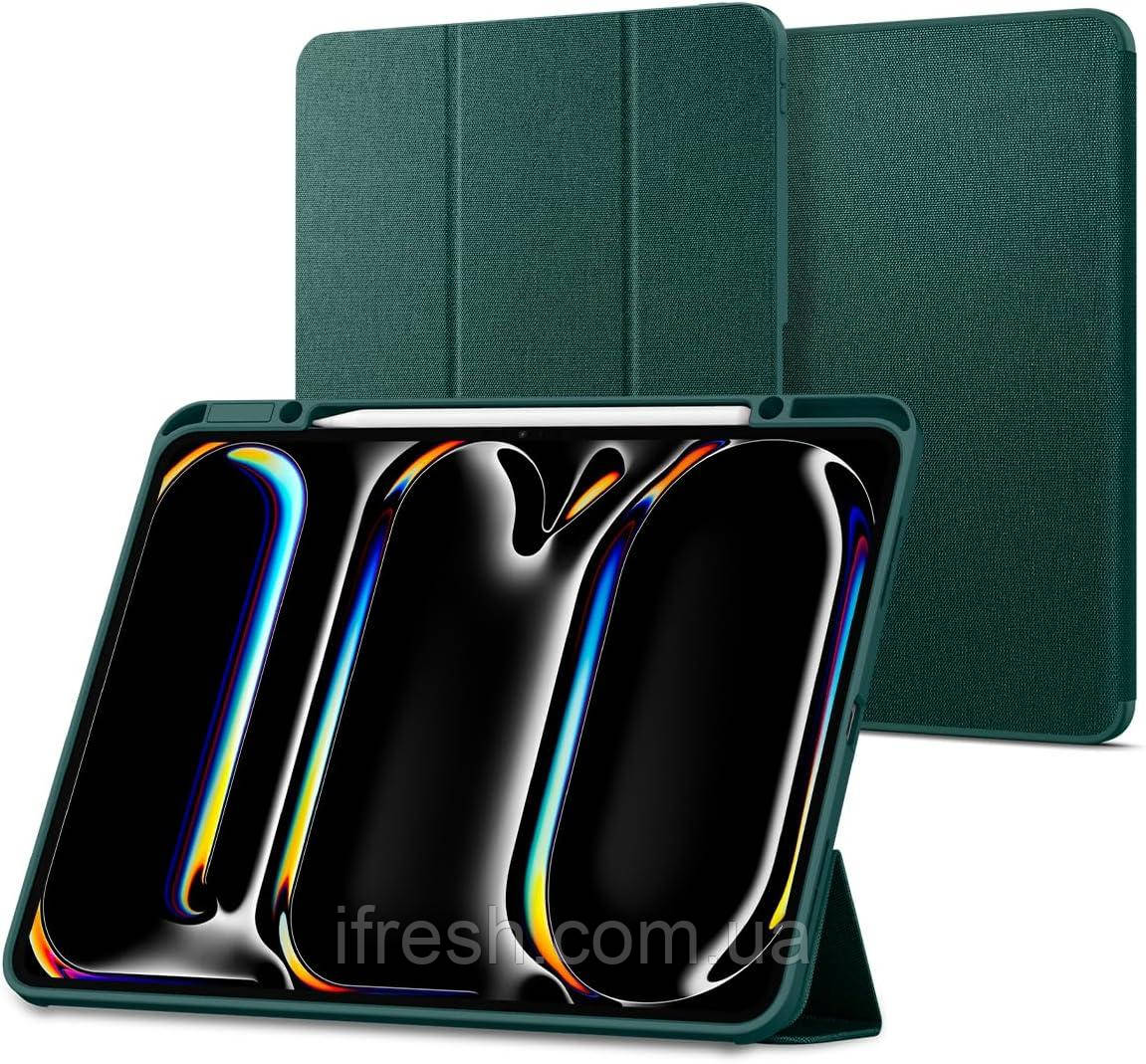 Чохол Spigen для iPad Pro 13'' (2024) - Urban Fit, Midnight Green (ACS07763), фото 1