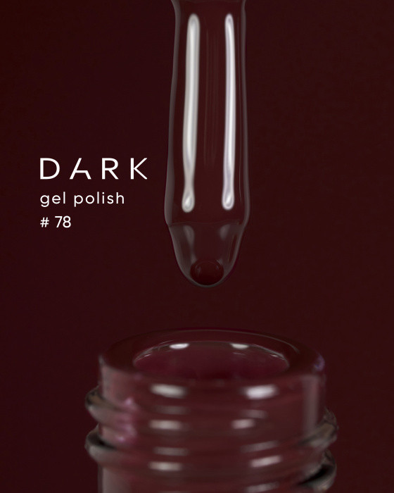 DARK GEL POLISH (NEW COLLECTION) 78, 6 ML