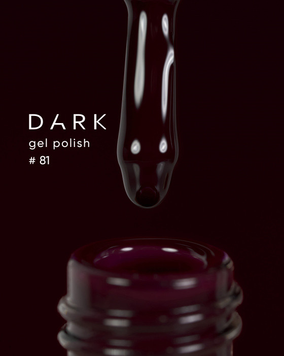 DARK GEL POLISH (NEW COLLECTION) 81, 6 ML