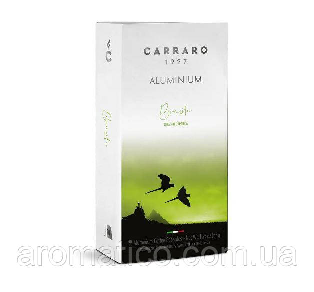 Кава "Carraro" Nespresso Brazile ALL у капсулах 10шт