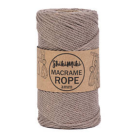 Еко шнур Shikimiki Rope 2 mm, колір Мокачіно