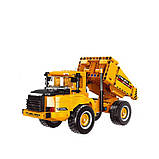 Конструктор дитячий самоскид.Будівельна техніка на 545 деталей, фото 2