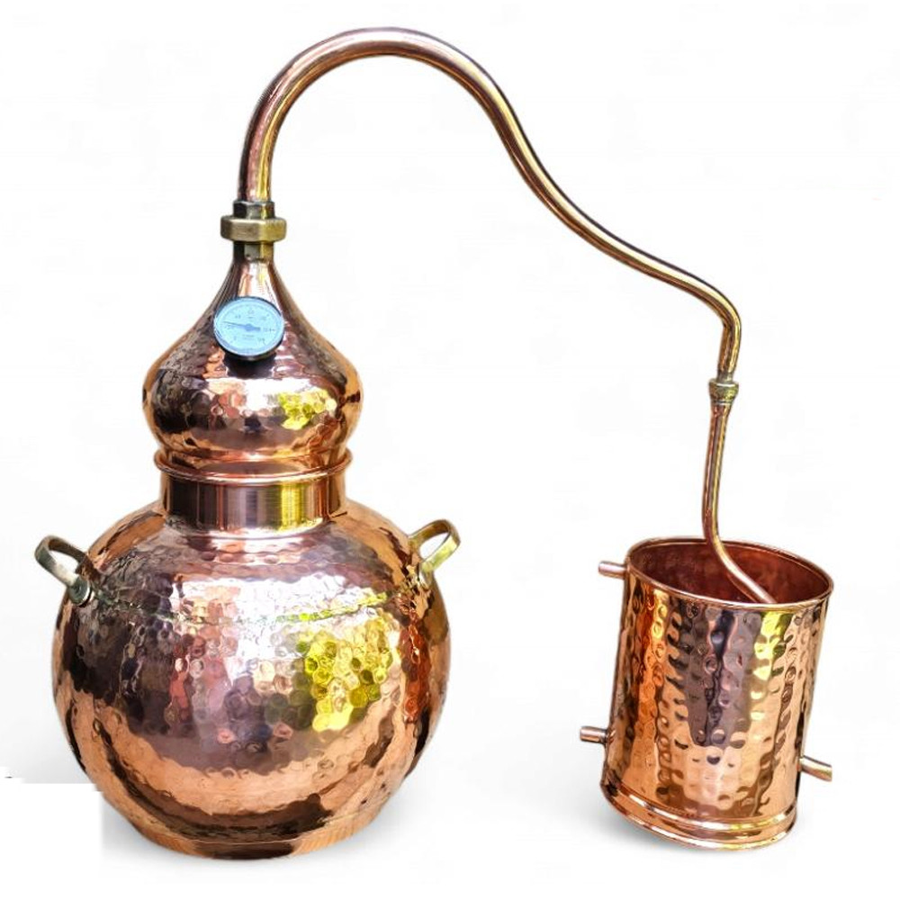 Перегінний куб AV Filhos, мідний 15л, з термометром тип CACHIMBO (Португалія)
