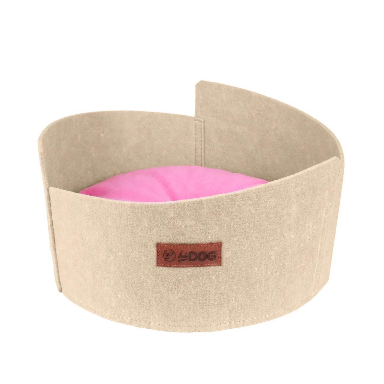 Лежанка ХайДог HiDOG Троянда для собаки або кота бежева (47 х 47 х 21 см)