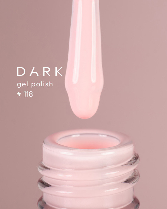 DARK GEL POLISH (NEW COLLECTION) 118, 6 ML