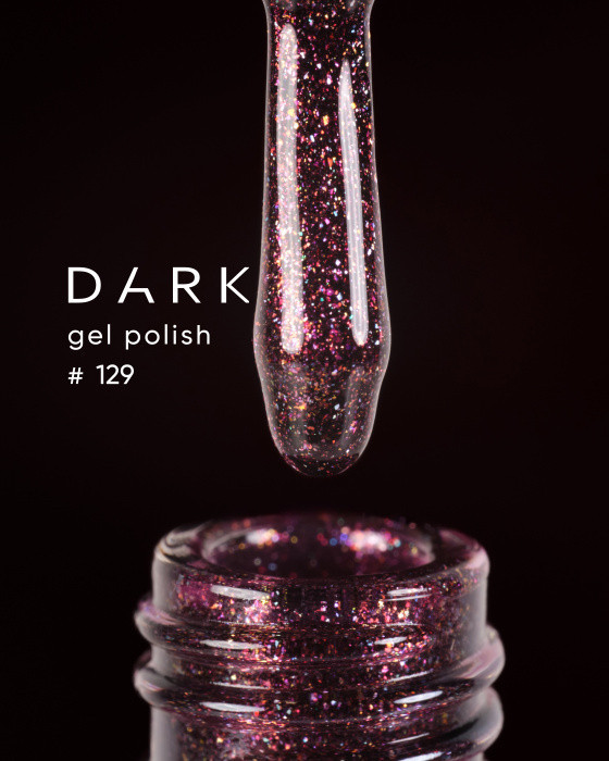 DARK GEL POLISH (NEW COLLECTION) 129, 6 ML
