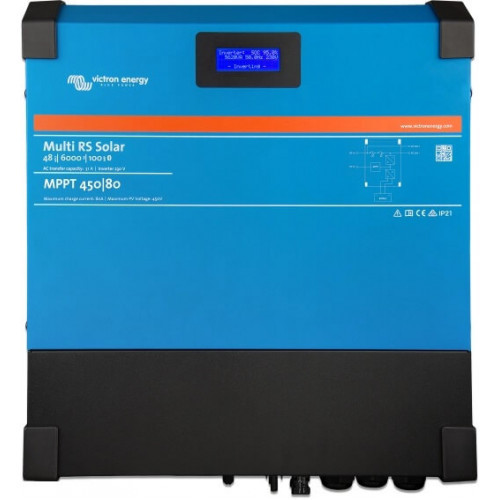Інвертор автономний Victron Energy Multi RS Solar 48/6000/100-450/80 (6 кВА/5 кВт, 1 фаза, 1 MPPT)