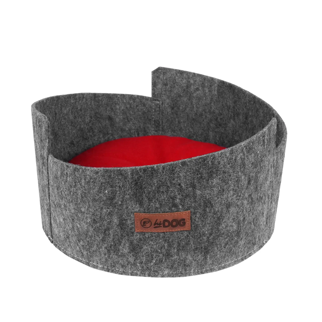 Лежанка ХайДог HiDOG Троянда для собаки або кота сіра (47 х 47 х 21 см)