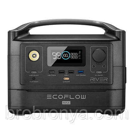 Портативна арядна станція EcoFlow River Max 576Wh, 600W, фото 1