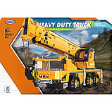 Конструктор дитячий підйомний кран.Будівельна техніка на 657 деталей, фото 4