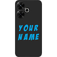 Саме чохол Epik для Xiaomi Redmi 13 4G бампер із ім'ям друк на чохлі