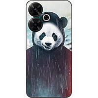 Силіконовий чохол Epik для Xiaomi Redmi 13 4G з картинкою Панда в капюшоні
