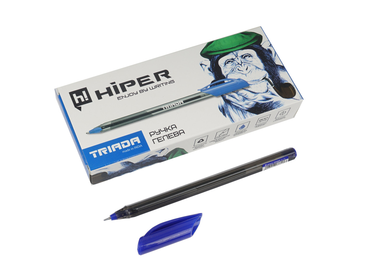 Ручка гелева HIPER Triada, синя