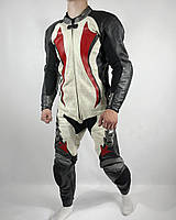 Сплошной мотокомбинезон LAVORO DEEL DLAVOLO демисезонный | Размер: ~ M | Для города