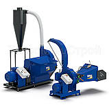 Комплекс подрібнення деревени у тирсу Crusher-700 + CHOPPER-1000, фото 2