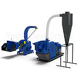 Комплекс подрібнення деревени у тирсу Crusher-700 + CHOPPER-1000, фото 4