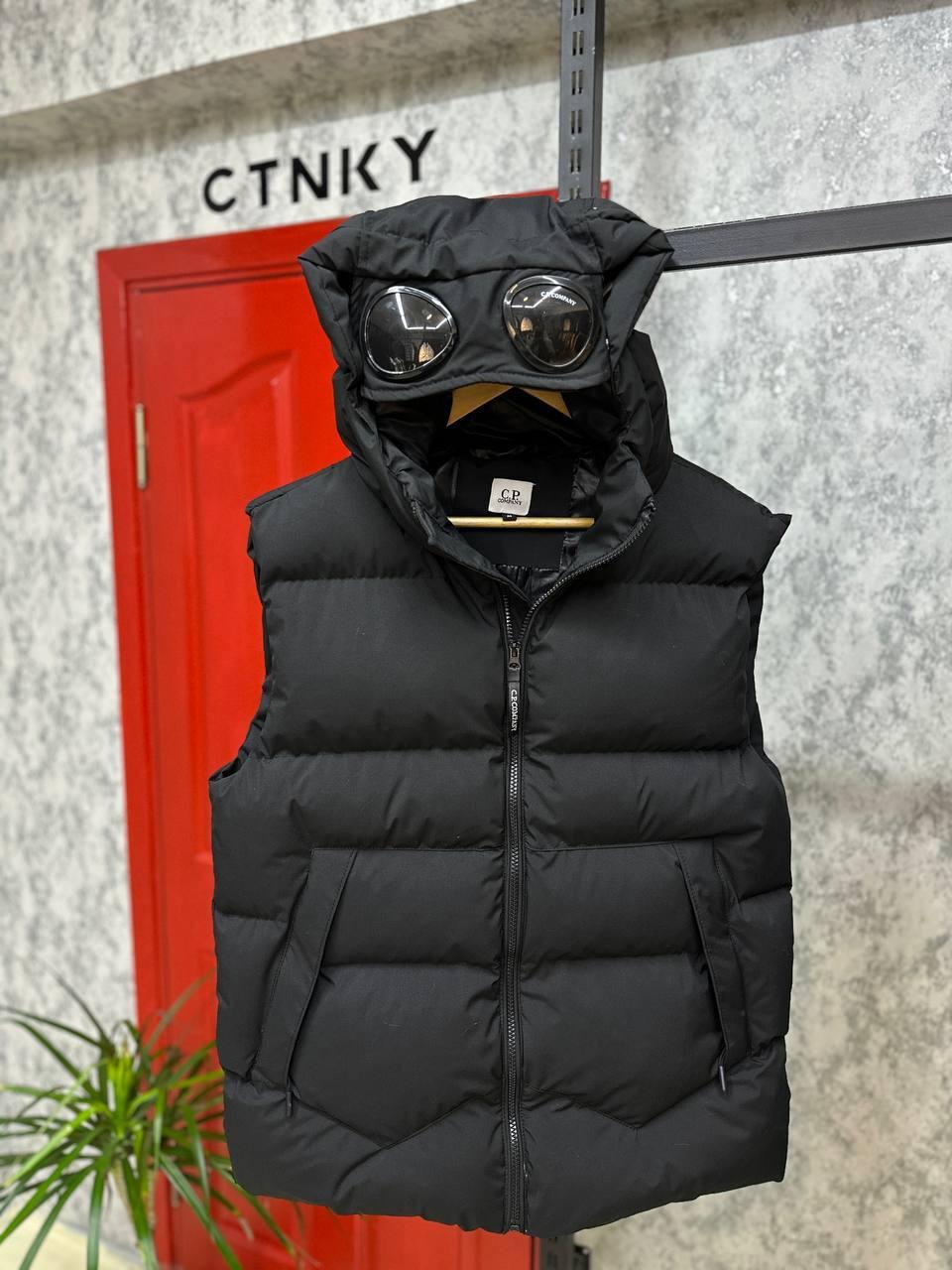 Чоловічий жилет CPCompany CK6727 чорний XL, XXL, фото 1