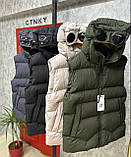 Чоловічий жилет CPCompany CK6727 чорний XL, XXL, фото 9