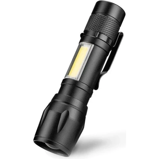 Ліхтарик LED CT-8024 (Чорний), фото 1