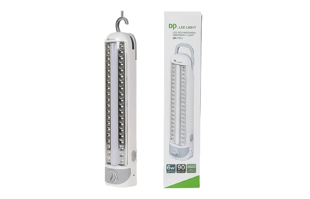 Акумуляторний Ліхтар-Лампа DP LED DP-7111 6W+4W / портативний ліхтар / акумуляторний світильник / акумуляторна лампа, фото 1