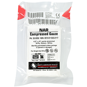 Бинт стерильний для тампонади NAR Compressed Gauze