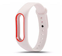 Силиконовый ремешок Primo для фитнес-браслета Xiaomi Mi Band 2 - White-Red