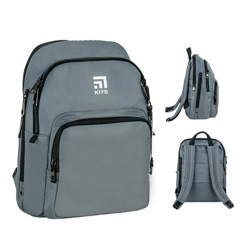 Шкільний рюкзак Kite Education teens K24-2589S-2 9 л 31.5x24x12 см сірий ID 4883966