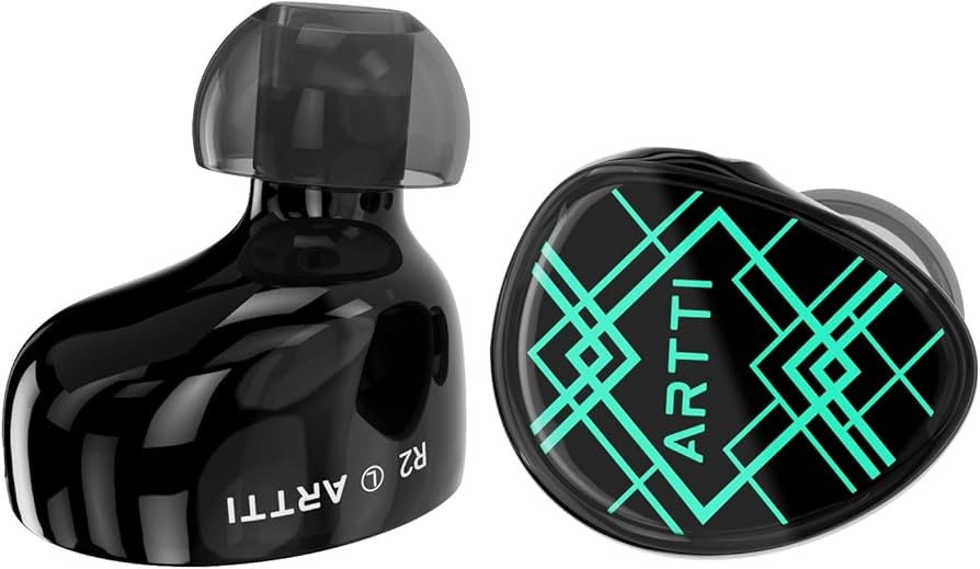⇒ Artti R2 (Green, 3.5) - персональні iem's, з берилієвим випромінювачем 10мм та OFC+SPС кабелем